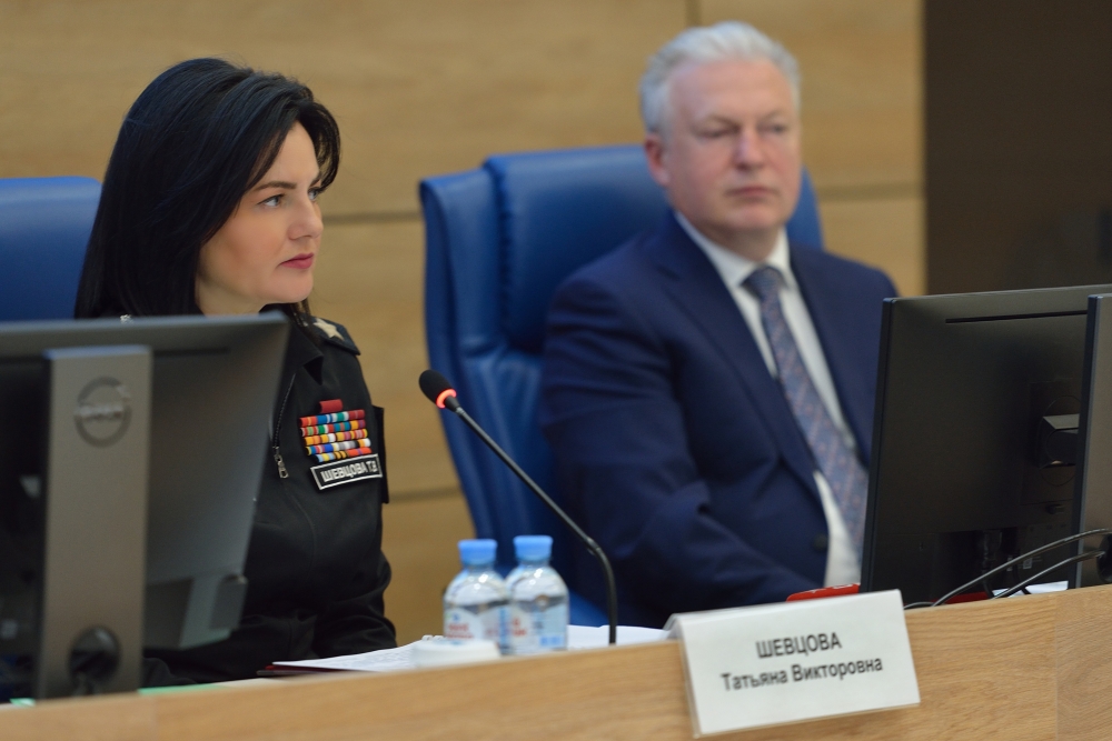 Заместитель Министра обороны РФ Татьяна Шевцова выступила с лекцией перед студентами СПбГЭУ