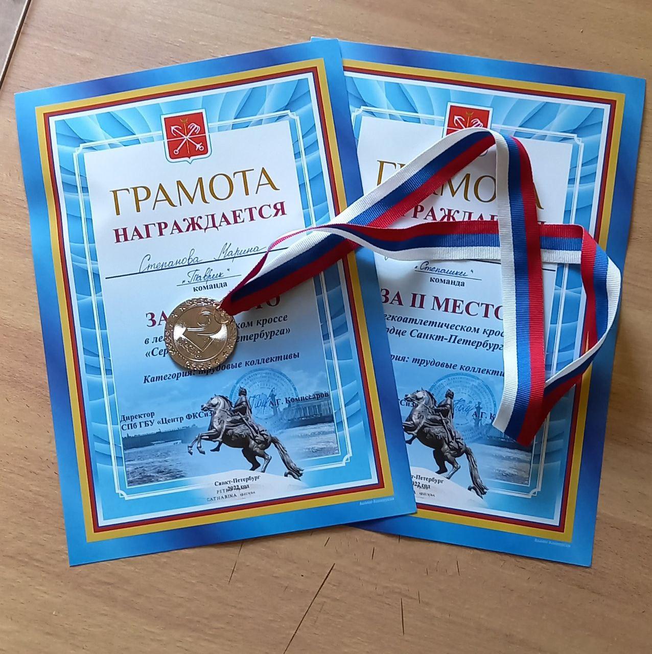 Поздравляем победителей эстафеты «Сердце Санкт-Петербурга»