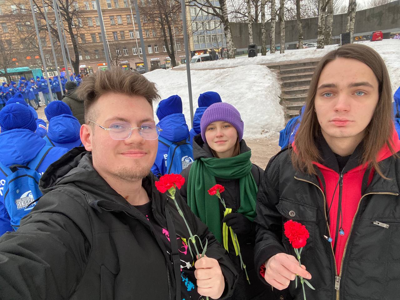 Наши студенты на мероприятии, посвященном Дню снятия блокады Ленинграда
