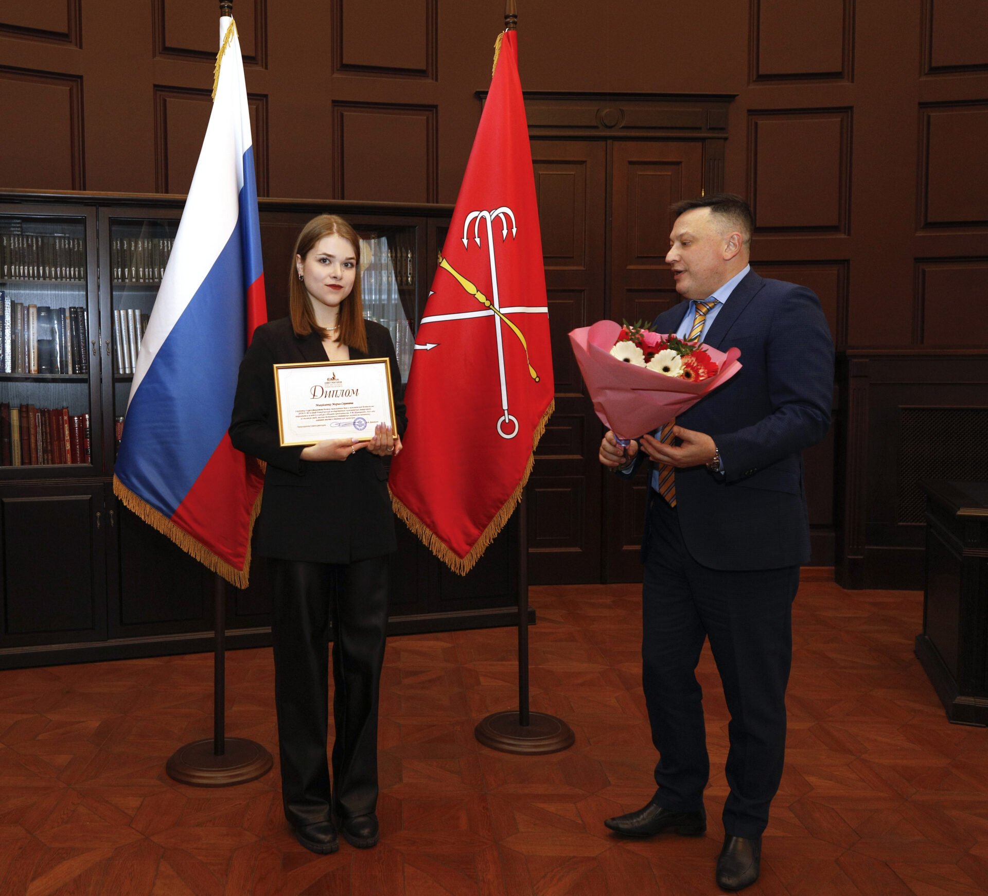 Победа в конкурсе, проводимом Советом ректоров СПб и Ленинградской области