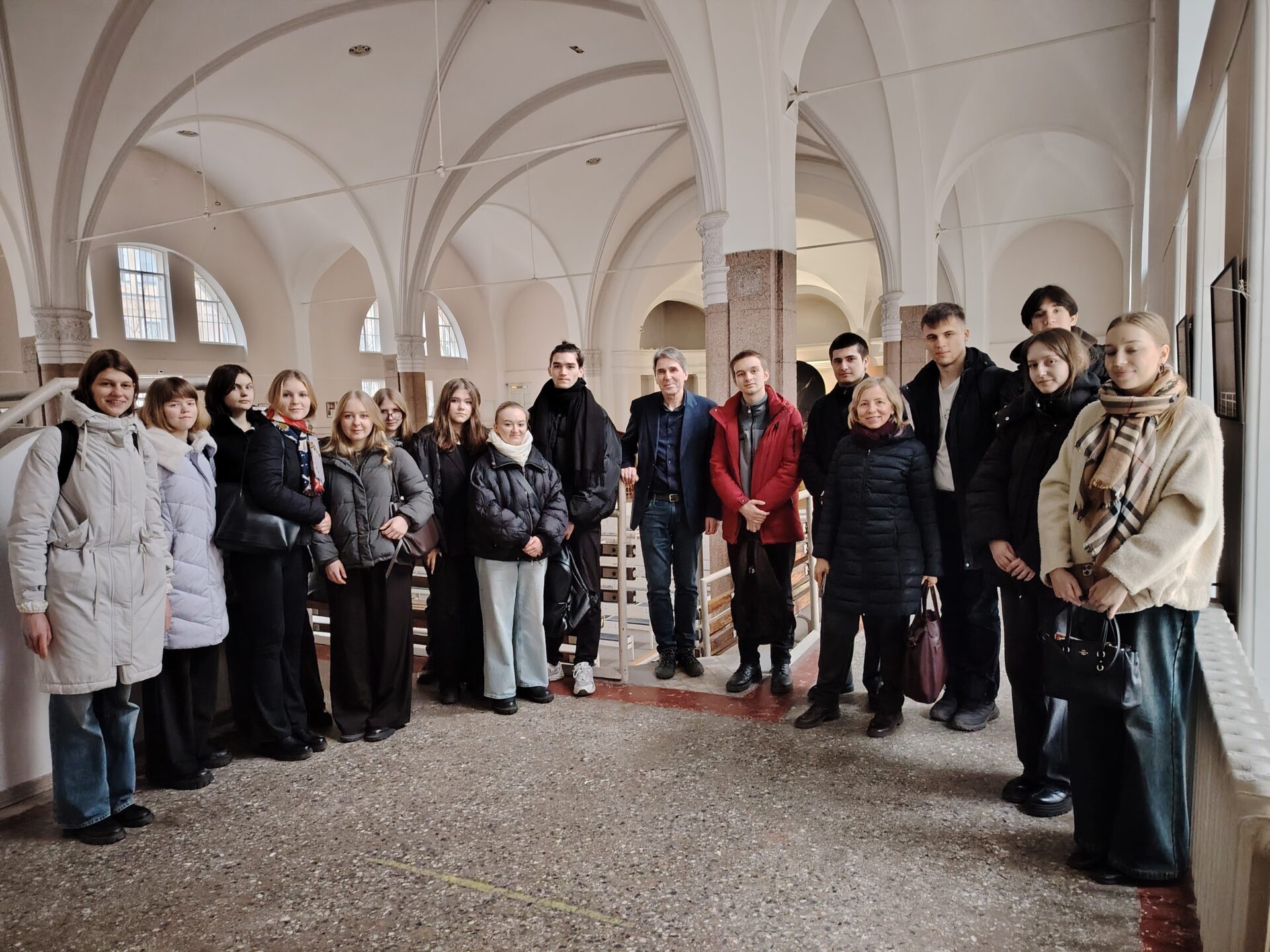 Студенты факультета на&nbsp;экскурсии в&nbsp;Петрикирхе