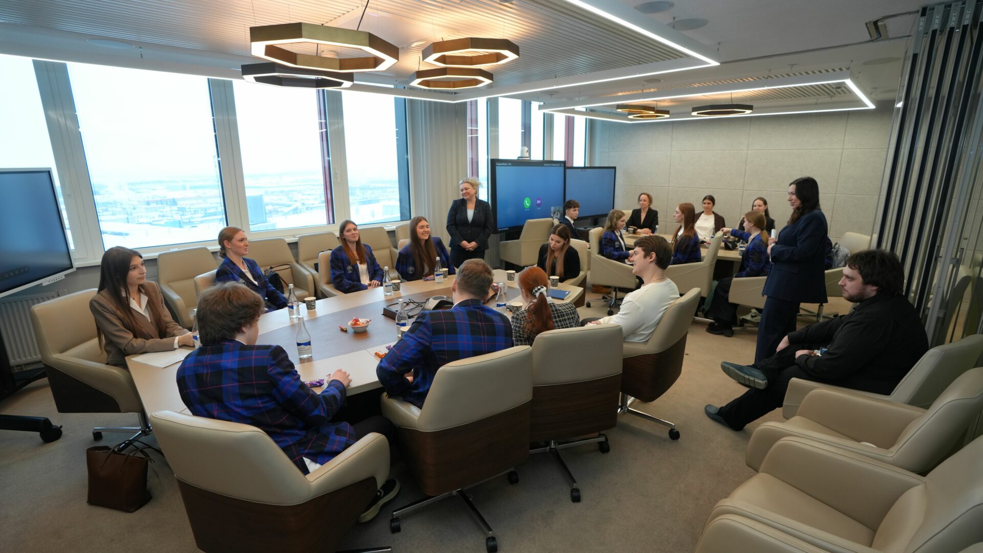 Участие в&nbsp;профориентационном мероприятии для учеников «Газпром школы Санкт-Петербург»