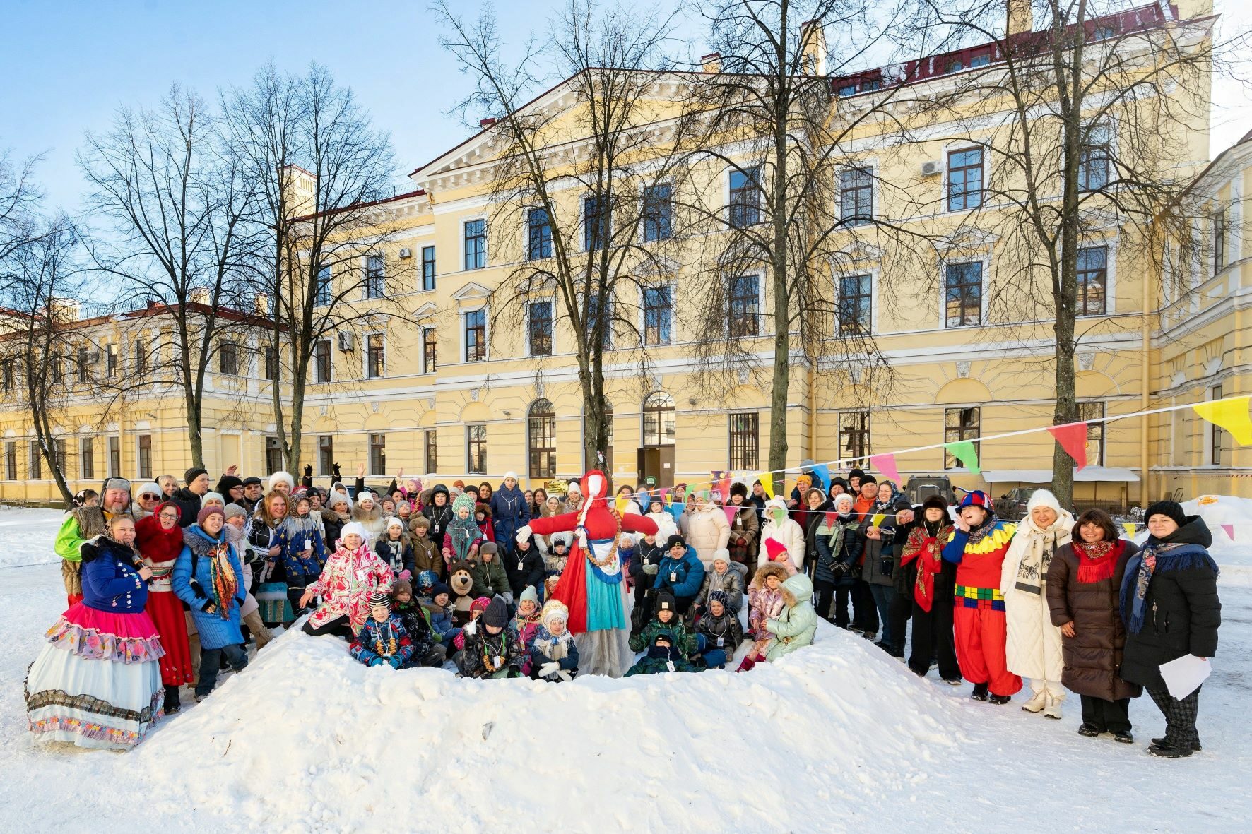 «Широкая Масленица» для детей и&nbsp;внуков работников СПбГЭУ