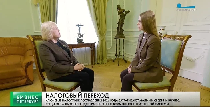 Доцент СПбГЭУ Римма Петухова на ТВ «Санкт-Петербург» прокомментировала изменения в налоговой системе РФ