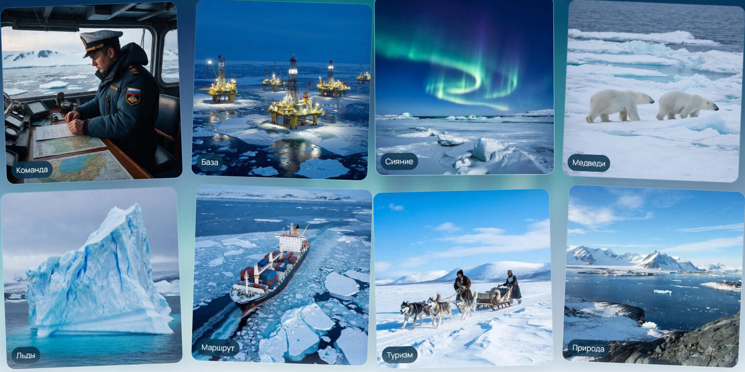 Интерактивная игра «Покорители Арктики»
