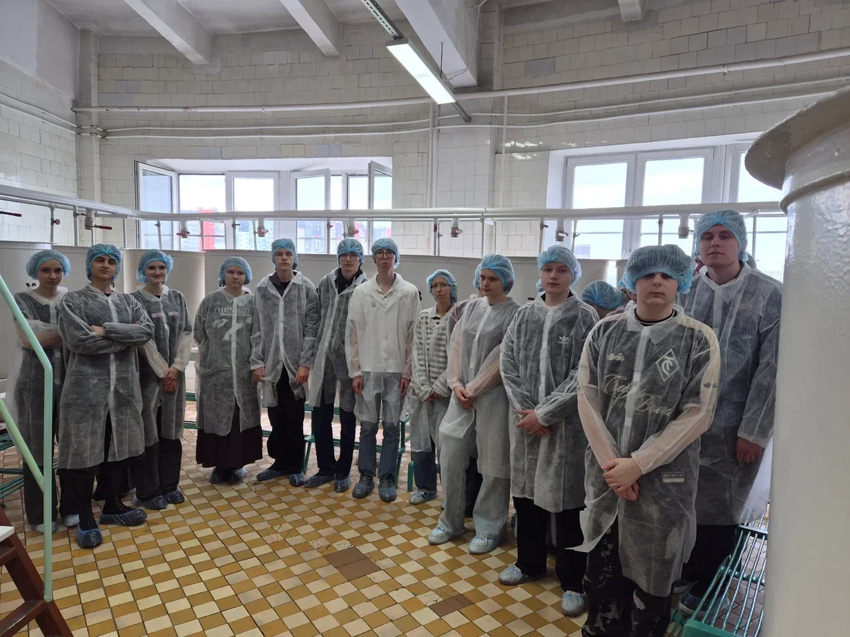 Студенты посетили одну из&nbsp;площадок хлебозавода «Каравай»