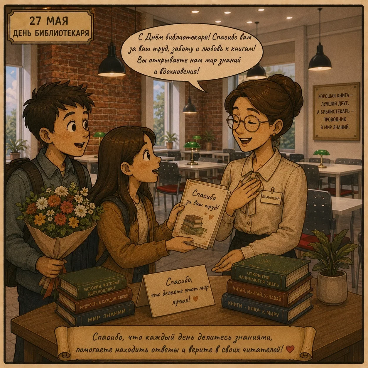 27&nbsp;мая — День библиотекаря