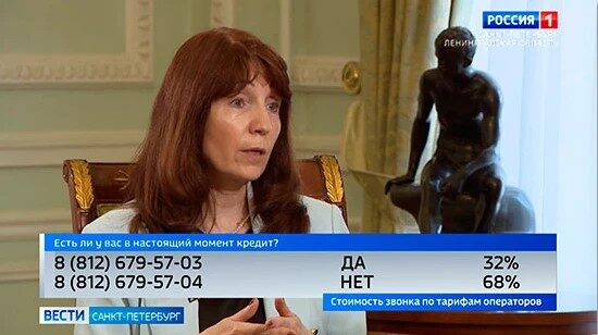 Елена Ткаченко на&nbsp;телеканале «Россия — СПб» о&nbsp;новых правилах кредитования